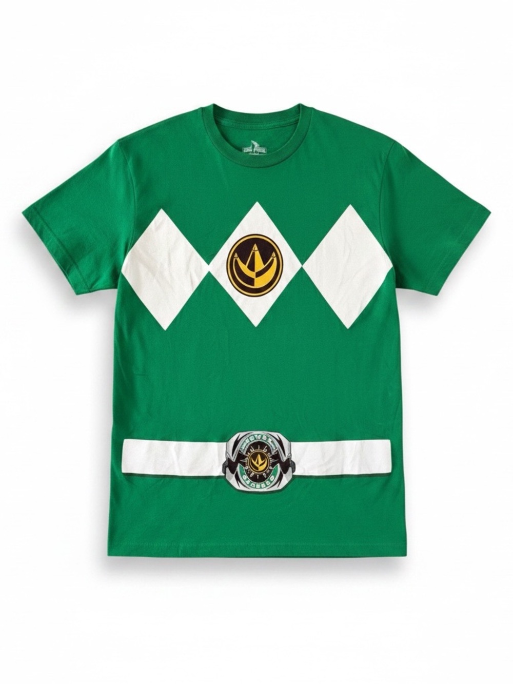 MAD Engine Green Power Rangers Logo Tee with White Print